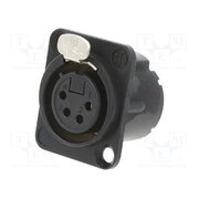 NC4FD-LX-B Connector: XLR; socket; female; PIN: 4; straight; with push button x-wNPnld2wVVGmrynsvwOEy8XLl4bdj6soA2tPUYIg4