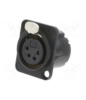 NC4FD-LX-B Connector: XLR; socket; female; PIN: 4; straight; with push button x-wNPnld2wVVGmrynsvwOEy8XLl4bdj6soA2tPUYIg4