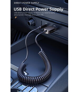 USB uz 3,5 mm spraudņa auto audio uztvērēja papildu adapteris Brīvroku komplekts Bluetooth 5.0 BT raidītājs

 ABESP092+5.jpg