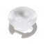 CA12064_EMILY-M LED lens; round; plexiglass PMMA; transparent; 15÷18°; H: 14.9mm 58VzcuwRCmR-rOSZFS3CYzjy43GlW4OlLV12ex2eFO4