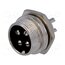VG04012 Connector: microphone; socket; male; PIN: 4; for panel mounting cmZagi2YJV66twofJSuRQVVE0qVUyD0kPbsKQAveANE
