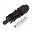 32.0324P0001 Connector: solar; plug; female; MC4 Evo 2; 69A; 1.5kV; straight 355pDrlnfWSucNf8VX3PeSRN5CmWTT6vbwnB2Bcr42E