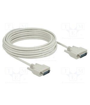 85979 Cable; D-Sub 15pin plug,both sides; Len: 10m; beige; Øcable: 6mm YwnxBFGneydRCzv0YLNqvJpJy8Am57FGk3N6inFVHn8