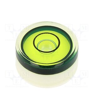 GN 2281-KT-15-G-40-2 Spirit level; H: 8mm; Ømount.hole: 15mm; plastic; Body: white 5BIPYg_jxiDVMmXSWMBknMjuJB7e7g6qO_lF8YxA49o