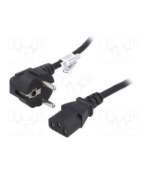 AK-PC-06A Cable; 3x0.75mm2; CEE 7/7 (E/F) plug angled,IEC C13 female; PVC DwSUsKbF-nnktZZMK2onqtCkfGlYYxsObOm6MY1lnsI