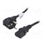 AK-PC-06A Cable; 3x0.75mm2; CEE 7/7 (E/F) plug angled,IEC C13 female; PVC DwSUsKbF-nnktZZMK2onqtCkfGlYYxsObOm6MY1lnsI