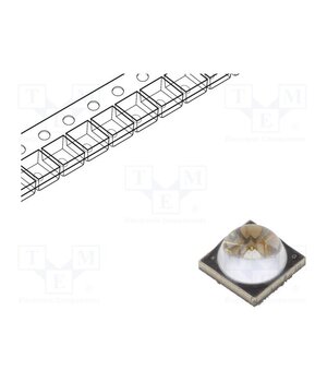 PBSD-10KLA-G Power LED; UV; 60°; 2000mA; 10W; λd: 390÷400nm; 6÷7.6VDC; 7x7x5.7mm glmozwtofGwYd9BmmFpnBksG_za3pg9ud3kmYbcLnrw