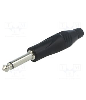 TM2PBMJ Connector: Jack 6,3mm; plug; male; mono; ways: 2; straight; black diZxrwAmbzdVB0kfSBw1-W9zyNW97Ha9MRlWm468yR8