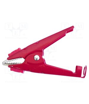 BU-116K-2 Kelvin crocodile clip; 100A; Grip capac: max.51mm; red; soldered Ew1nAp2y-CjHckMEgGRYmm1OyRuRzx7SyH1iT3SNtUw