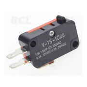 MICROSWITCH  ON-(ON), 15A/250V 3pin, 16x28x10.3mm