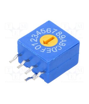 ERD416RRZ Encoding switch; HEX/BCD; Pos: 16; THT; Rcont max: 100mΩ; 5Ncm; tube zEyvA1WtkbR3SDd4feVFTiyPZQPd3X8rPA6GEtJEvh0