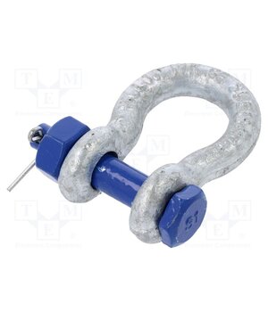 GN 585-10-B Dee shackle; steel; for rope; zinc; 10mm; 3/8" NHoO26ur3-KSxtmoJT_lVmliLgrRSj6IJjlHSpp2Bzo