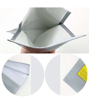 Ugunsdroša, sprādziendroša LiPo baterijas drošības aploksne, 230 x 300 mm

 IDK0603+1.jpg