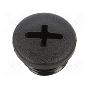 HPM12 BK080 Stopper; M12; 1.5; polyamide; black; Thread: metric; 6mm; 10pcs. 0alSMdJsxmQyK-osWKLenIaeAdtU12vJTQHLT-UkKPo
