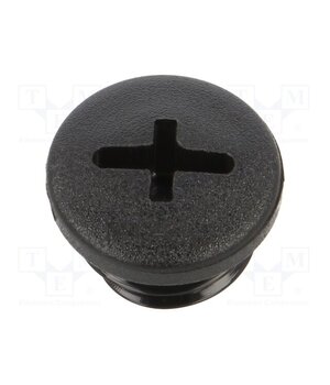 HPM12 BK080 Stopper; M12; 1.5; polyamide; black; Thread: metric; 6mm; 10pcs. 0alSMdJsxmQyK-osWKLenIaeAdtU12vJTQHLT-UkKPo