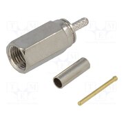 H3528 FOR RG174 CABLE Connector: FME; plug; male; straight; RG174; crimped; for cable gTD2yc7gMvAdr5wwc02l_iumfkvHfDF77gXWOjjHESU