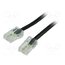 50255 Cable: telephone; RJ45 plug,both sides; 3m; black; Insulation: PVC CQzXE2egPVmuODg6hjSz_aUyfvzwpUed8qW_jM7L59k