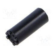 LTM-500 Spacer sleeve; LED; Øout: 5.1mm; ØLED: 3mm; L: 12.7mm; black; UL94V-0 uf4EDcKI1I67bQizrb1XfV3Zn83RnEon_GsEhln4pvw