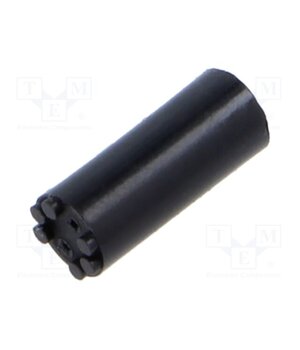LTM-500 Spacer sleeve; LED; Øout: 5.1mm; ØLED: 3mm; L: 12.7mm; black; UL94V-0 uf4EDcKI1I67bQizrb1XfV3Zn83RnEon_GsEhln4pvw