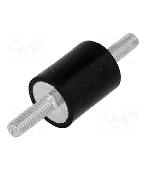 DVA.1-20-25-M6-18-55 Vibration damper; M6; Ø: 20mm; rubber; L: 25mm; Thread len: 18mm sf8_bwg91jTR56a7g4tyFFBFEYytfET_B70EziXEz8A