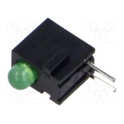 H100CGD LED; in housing; 3mm; No.of diodes: 1; green; 20mA; Lens: diffused _49k5tPuke3wWhS9N0Oxv0gzuiNgTqJ0PxdSTL0fFTI