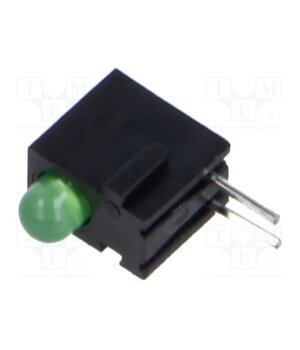 H100CGD LED; in housing; 3mm; No.of diodes: 1; green; 20mA; Lens: diffused _49k5tPuke3wWhS9N0Oxv0gzuiNgTqJ0PxdSTL0fFTI