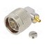 172235 Connector: N; plug; male; angled 90°; 50Ω; soldering; for cable AuMxP1CRyZ5rl54-A9E5F7UkeMSfn7OPTRILT90My44