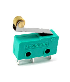 MIKROSLĒDZENS IESLĒGTS (ON), 5A/250V, ar rullīša sviru, IP40, 10,6x19,8x6,4mm

 CPR700LR.jpg