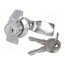 2.PM18.001-21 Lock; zinc and aluminium alloy; 21mm; chromium; Key code: 1333 HyOaXTU1yW3TAtrC1M9OjJyZE9qlsi8emtEMzXlaprQ
