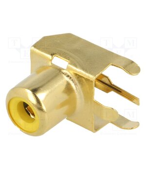 938 Connector: RCA; socket; female; angled 90°; THT; brass; gold-plated yIm5GVSqjn1uFADMBmToq3YFCWGQJxDnsnCAPL7QaA4
