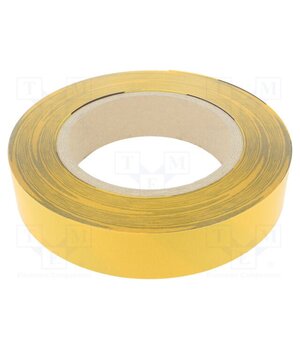 0203T0501591 Tape: marking; yellow-black; L: 50m; W: 50mm; self-adhesive; PVC 2WtMC6HwokgETNnMv98klADMco3kkmilNLfBjPhn97k