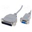 C-09G25W/2-P Cable; D-Sub 25pin plug,D-Sub 9pin socket; Len: 2m; snapped-in Gb2Y8qqr7MXbMWo9UmJCfGmN8hcWru_rpd1lyDZTnhU