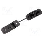 M932 Snap handle; polyamide; black; Mounting hole: Ø8mm; Cable P-clips LLjSYXS6HDRxNFWAV_ul7f6dorWrUN9d3C7eT4gpTaM