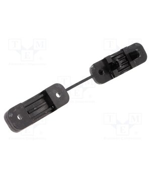 M932 Snap handle; polyamide; black; Mounting hole: Ø8mm; Cable P-clips LLjSYXS6HDRxNFWAV_ul7f6dorWrUN9d3C7eT4gpTaM