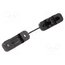 M932 Snap handle; polyamide; black; Mounting hole: Ø8mm; Cable P-clips LLjSYXS6HDRxNFWAV_ul7f6dorWrUN9d3C7eT4gpTaM