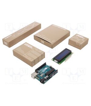 ARDUINO STARTER KIT GERMAN Dev.kit: Arduino; Comp: ATMEGA328; 5VDC; Architecture: AVR pTWNENeqJd0o3T4bP7I7iUMFRhr5KieGQwTuJHxsVpA