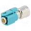 ZRS-FAKRA-RADIO Connector: antenna adapter; Fakra plug,ISO socket MCKr650J3cO_uN6h8CqAC5q1uErV8AqRJOEhw0aXek4