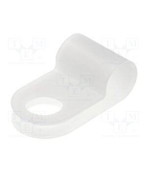 FIX-CC-16 Fixing clamp; Cable P-clips; ØBundle : 5.6mm; polyamide; natural 7dKzY5RgInHNcVPuIh5cNaDhjQoSrMBgG3KKvD9GIBk