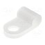 FIX-CC-16 Fixing clamp; Cable P-clips; ØBundle : 5.6mm; polyamide; natural 7dKzY5RgInHNcVPuIh5cNaDhjQoSrMBgG3KKvD9GIBk
