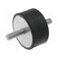 DVA.1-60-30-M10-28-55 Vibration damper; M10; Ø: 60mm; rubber; L: 30mm; Thread len: 28mm VSkEYRCuCF_FyqaFpYGcUQdlWFGvmbCmqEGTkmLenlw