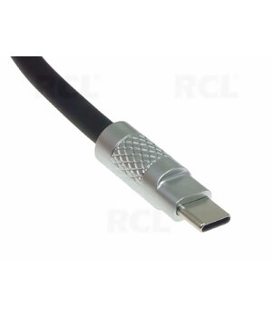 Kabeļš PD USB-C (M) <-> USB-C (M), FNIRSI, 1,2 m, 100 W CKAK165C_1P2+2.jpg
