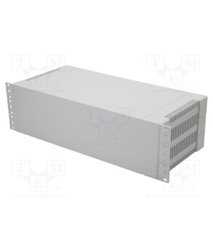 G17083UG Enclosure: rack mounting; Standard: 19"; 3U; grey; Z: 129mm; X: 431mm pAYy3OQMDqZTzE1xAfC6PPsSPiRWeg3zuX6YMIpTLPg