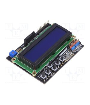 DFR0009 Display: LCD; 16x2; blue; 80x58mm; LED; Interface: GPIO; pin strips 0lmsIUw3R4ZUMTjOcqXZbWTVmKEU4Ly8GfjwPS9o-Q8