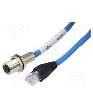 P29930-M1 Adapter; M12 female,RJ45 plug; D code-Ethernet; PIN: 4; IP65; 1m VGR5rliAi8dLLOXaaTHCjh1LNknezl-Xe0tkPDWaMEk