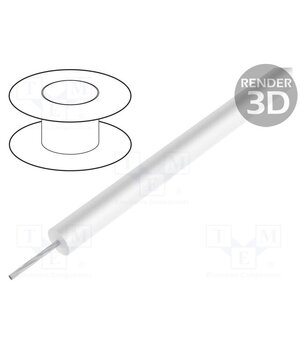 391045 WH005 Wire; HookUp Wire; stranded; Cu; silicone; white; -40÷150°C; 15kV iJlAssHDEctr79pURansHl74JmxHhbnyY3MmgZERKbI