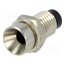PLED-31 NICKEL PLATE LED holder; 3mm; nickel; concave; with plastic plug QhH2SubhD6qPzLkZUanSBL5q-P2Gm3Z_iM2SVSoOYpE
