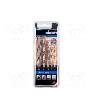 0000700105100 Drill set; for concrete; steel; blister; LONGLIFE; 5pcs. DbixLj2NKAwM7DdG1WlMsX-xJPPj2UFebeb5PLaY1zI