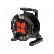 W-100020 Extension lead; 3x1.5mm2; reel,with non-rotating sockets; black rLyPKAGWKqAZQGQAymfc88XJiGPOYVaA14XX98KipIw