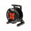W-100020 Extension lead; 3x1.5mm2; reel,with non-rotating sockets; black rLyPKAGWKqAZQGQAymfc88XJiGPOYVaA14XX98KipIw