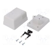 KM-47N/GY Enclosure: for power supplies; X: 52mm; Y: 70mm; Z: 47mm; ABS; grey bt2AShVUXRw4eGLibJipQah-jmf_vMNluK1jraWOJ-E